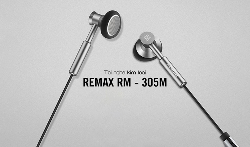 Tai nghe earbud kim loại Remax RM - 305M slide1